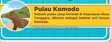 Game yang bisa diunduh secara gratis ini akan membuat kamu bernostalgia dengan crossword. Jawaban Teka Teki Pulau Komodo Bedugul Level 7 4 Pics 1 Word Daily Puzzle Answers
