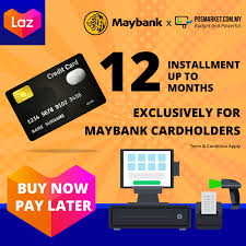 On biller category section, choose other bank credit card. Lazada Maybank Card Installment Promotion Posmarket Pos System