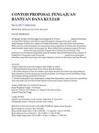 Contoh proposal bantuan usaha : Contoh Proposal Permohonan Bantuan Modal Usaha Kecil 2021
