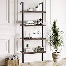 Did you spend a bit too much this holiday season (no judgement here, i know i sure did)? Best Selling Bookshelf 4 Tier Wall Mount Ladder Storage Industrial Bookcase Shelf Modern Wood Book Shelf Unit With Metal Frame For Home Office Living Room Accuweather Shop