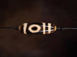 Pulsera tibetana de ágata natural de nueve ojos con cuentas Dzi y piedras de Buda para bendiciones de riqueza