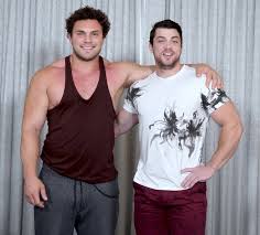 Click on each of these related movies. Hunky Newcomer Ludvig Makes His Gay Porn Debut In A Flip Fuck Scene With Bodybuilder Collin Simpson