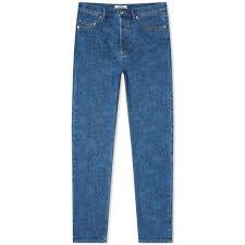 A P C X Brain Dead Crypt Jean Blue End