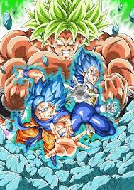 Goku And Vegeta Vs Broly Personajes De Dragon Ball Dragones Dragon Ball