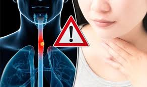 If you have a sore throat lasts for more than two weeks, the american cancer society recommends you see a doctor immediately. Cancer Symptoms Signs Of Tumour Include Difficulty Swallowing Food Express Co Uk