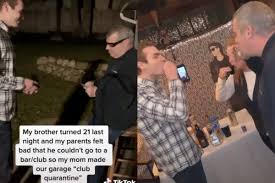 Congratulations my son for entering the new year. These Parents Created A Club Quarantine For Their Son S 21st Birthday