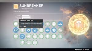 Sunbreaker Subclass Overview Updated