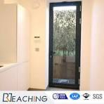 Aluminium Door Grey Color Rust-Proof with Insulating Glass ...