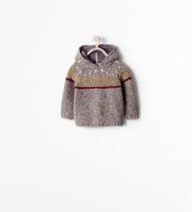 Jersey Punto Capucha Jacquard Mini Zara Baby Boy Winter Outfits Handmade Sweater Sweaters
