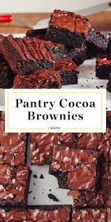 Recipe Pantry Cocoa Brownies Recipe Cocoa Brownies Brownie Recipes Brownie Recipe With Cocoa