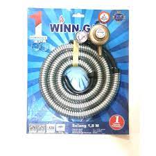 Sambungan selang gas lpg hose 3/8 cabang stop kran keran elpiji lngrp85.000: Winn Gas Selang Gas Regulator Gas W 88 W 28 Paket Deluxe Shopee Indonesia