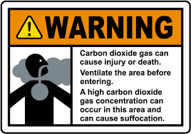 The following signs should serve as a warning to hazards in the premises for efficient safety measures. Warning Carbon Dioxide Gas Concentration Sign A5396