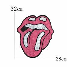 Top marken günstige preise große auswahl. X Grosse Rosa Rolling Stones Zunge Design Pailletten Patches Nahen Auf Bestickt Appliqued Patches 32x28 Cm Diy Nahen Zubehor Patches Aliexpress