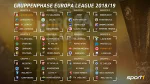 Hier findest du alle spiele im überblick. Europa League Auslosung Alle Gruppen 2018 19