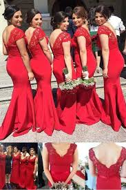 Amelia red mermaid bridal gown/ luxury wedding dress with | etsy. Mermaid V Neck Lace Long Red Bridesmaid Dresses Wedding Party Dresses Bd010039 Red Bridesmaid Dresses Bridesmaid Dresses Red Long Bridesmaid Dresses Long Lace