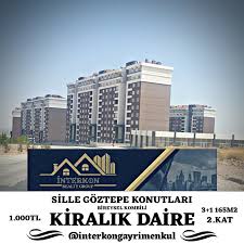 Fiyatlar son 1 yılda %3,32, son 10 yılda ise. Konya Da Kiralik Daire Sille Mahallesi Goztepe Konutlari 3 1 165m2 Turizm Taylar Dusakabin