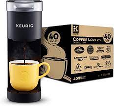 Valid exclusively online at keurig.ca. Amazon Com Keurig K Mini Coffee Maker Black With Coffee Lovers 40 Count Variety Pack Coffee Pods Kitchen Dining