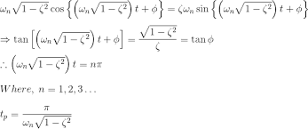 Time Response Of Second Order Control System Worked Example Electrical4u