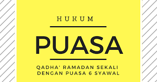 Kemudian setelah itu puasa enam syawal. Hukum Qadha Puasa Ramadan Sekali Dengan Puasa 6 Syawal Cerita Huda By Huda Halid
