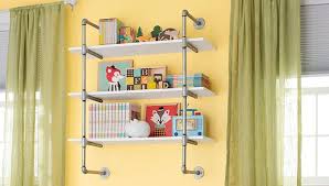 Galvanized pipe is commonly used in supplying water to homes, but it can also be used for farm irrigation, sewage plumbing and larger construction projects. Pipe Frame Wall Shelf