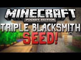 Minecraft Seed Pe Triple Village With 3 Blacksmiths Check Out Exploding Creeper For More Cool Minecraft Seeds Minecraft Minecraft Pe Seeds Minecraft Seed