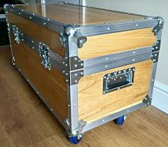 Coffee Table Flight Case Trunk Home Garden Home Garden Carpentry Diy Home Wooden Tool Boxes
