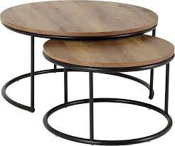 Then furthrows.com is one of the best options for you. Quebec Round Coffee Table Set In Medium Oak Effect Black Flanagans Furniture 23 000 Items Online Furniture Stores Dublin
