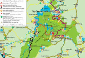 Landkarte der eifel karte von eifel (region in deutschland) | welt atlas.de. Wildnis Trail Nationalpark Eifel