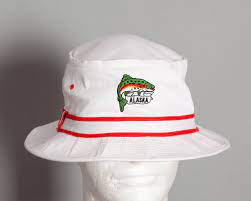 Vintage Alaska Fishing Bucket Hat Trout Etsy Fishing Bucket Hat Alaska Fishing Bucket Hat