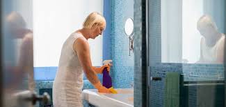 To make tubs safer, install grab bars and a bathtub stool, as shown below to make your bathroom for the elderly safer, consider installing a bathroom alert system. Keeping The Bathroom Safe For Elderly Seniors Caregiver Com