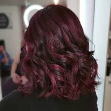 Electric purple highlights on chocolate brown hair. 25 Beautiful Burgundy Hair Color And Hairstyles Perfect For A Change