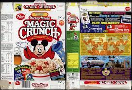 Canada - Post Mickey Mouse Magic Crunch cereal box - 1989 | Flickr