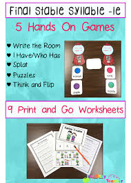 Do Your Students Need Practice Writing And Reading Words With Final Stable Syllable Le This Packet Is Full Of L Syllable Teaching Syllables 3rd Grade Writing