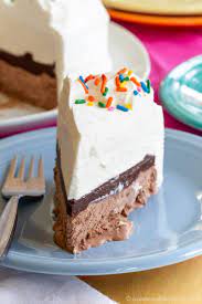Classic Homemade Ice Cream Cake Made With No Churn Ice Cream Recipe Homemade Ice Cream Cake Ice Cream Cake Homemade Ice Cream