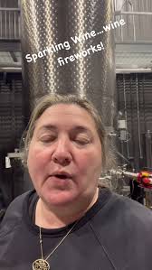 A day late in posting but we have been busy at the winery Getting ready to  bottle to triage for sparkling wine! Fermentation in sparkling wine looks a  little like wine fireworks! #winemaking ...