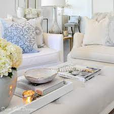 Fits easily on a living room coffee table or a kitchen island countertop and is a perfect place to showcase your decorative fillers, floral arrangements, literature, or other miscellaneous items. Coffee Table Styling Decor Gold Designs