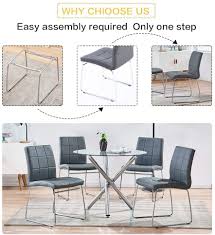 Or combine gourmet dining tables and chairs with any drexel heritage collection. Buy Sicotas 3 Piece Round Dining Table Set Modern Kitchen Table And Chairs For 2 Person Dining Room Table Set With Clear Tempered Glass Top Dining Set For Dining Room Kitchen Table