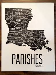 Parish Print The Grove Street Press Louisiana Parishes Louisiana History Louisiana