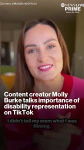 Content creator @mollyburkeofficial was diagnosed with Retinitis Pigmentosa  at age four, losing most of her vision by the time she turned 14. Burke  shares with @linseydavis how turning to social media helped