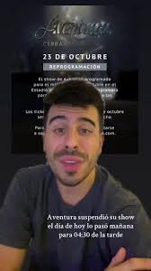 Aventura Cancelo su Show en Velez