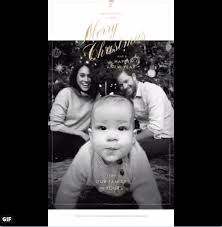 Archie is the double of prince harry as a baby; Prince Harry Meghan Markle And Archie Share Christmas Card 2019