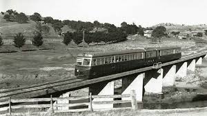 Rail Motor On The Old Bonnie Doon Bridge Victoria Circa 1950 S Dennis Noone Picture Scenery Train Melbourne