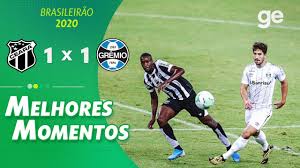 Com o resultado, confirmamos a melhor campanha do grupo a da competição. Ceara X Gremio Jogo Ao Vivo 1Âª Rodada Serie A Do Brasileirao Info Esporte