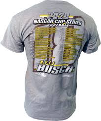 Starting order, pole for sunday's road course race without qualifying | sporting news. Kyle Busch Nascar Schedule T Shirt 2020 Officially Licensed Us Car And Nascar Fashion