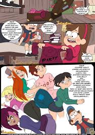 Gravity Falls a la aventura en este comic porno