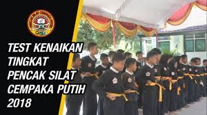 4.warna hitam sebagai dasar lambang. Kenaikan Tingkat Pencak Silat Cempaka Putih 2018 Youtube