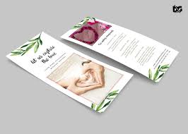 Download Free Flower Rack Card Design Psd Template Free Psd Freebies Mockup