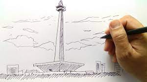 Lihat ide lainnya tentang animasi, gambar anime, gambar manga. Cara Menggambar Monas Youtube