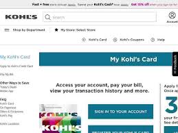 Register your account at my kohl's card for free online payments. Kohls Credit Card Login My Kohls Charge Official Login Page