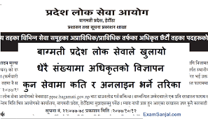 The lok sewa aayog exam is a competitive exam. Bagmati Province Vacancy 2077 6th Level